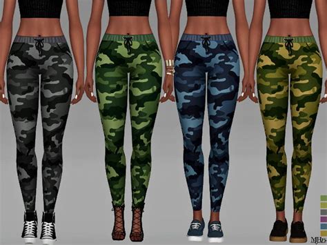 Some Cool Camouflage Pants For Female Sims Found In Tsr Category Sims