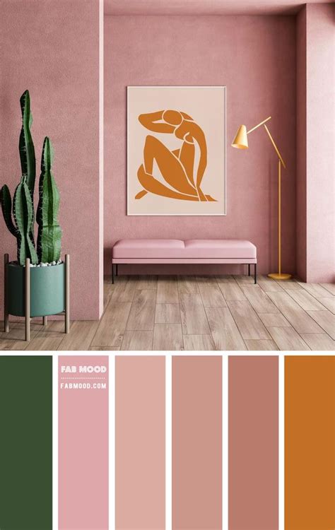 Pink And Earthy Colour Combo Colour Palette 121 In 2022 Color