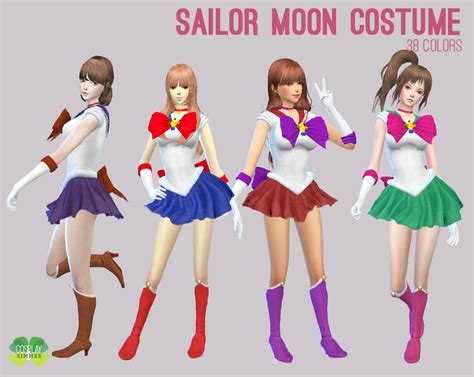 Sailor Moon Costume For The Sims 4 By Cosplay Simmer Sailor Moon