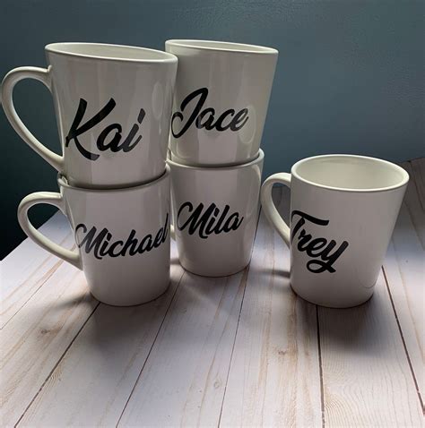 Excited To Share This Item From My Etsy Shop Personalized Name Mugs