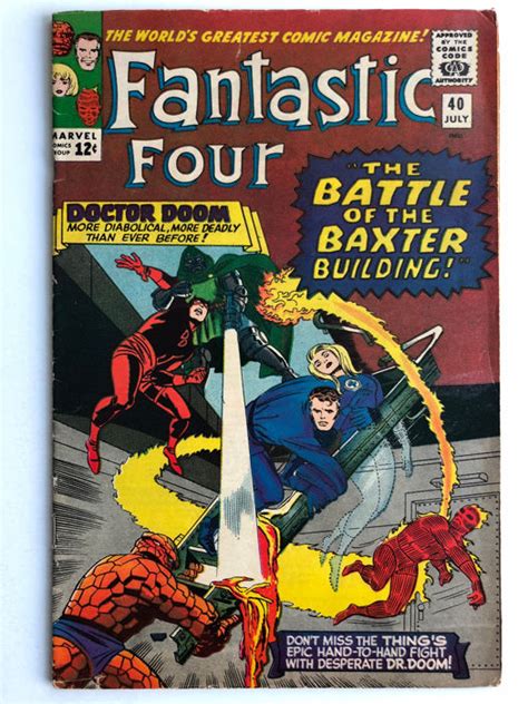 Fantastic Four 40 Daredevil And Dr Doom Appearance