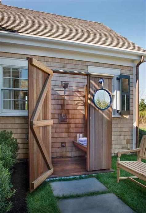 30 Cool Outdoor Showers To Spice Up Your Backyard