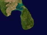 Map of Sri Lanka (Satellite Map) : Worldofmaps.net - online Maps and ...