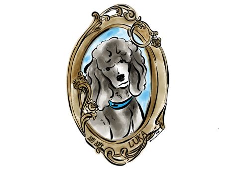 Pin by SpoodlesDoodles on Commissioned Custom SpoodlesDoodles | Poodle, Standard poodle, Lion ...