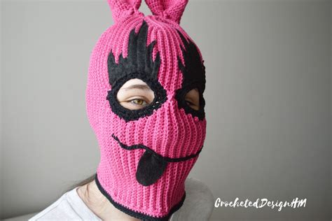 Custom Crochet Ski Mask For Men And Women Bunny Balaclava Etsy