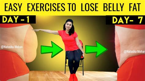 5 Easy N Best Exercises To Lose Belly Fat At Home For Beginners Plus