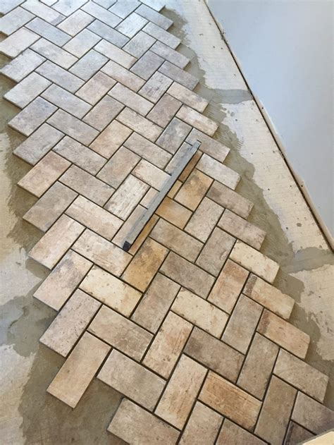 Foyer Accent Floor Chicago South Side Porcelain Brick Tile The