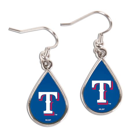 Texas Rangers Wincraft Tear Drop Dangle Earrings