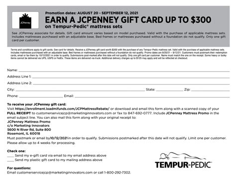 Jcpennyy Rebate Form