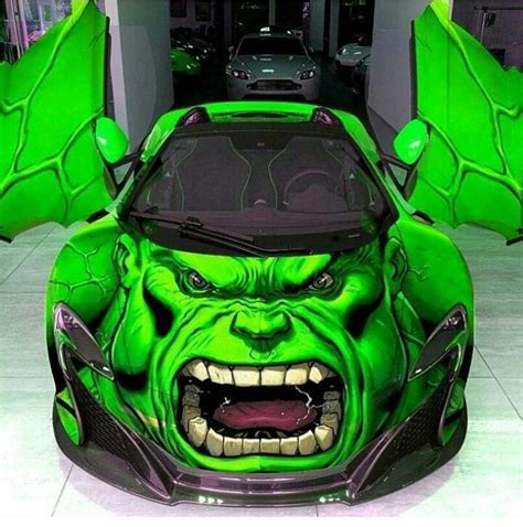 Thats One Hulk Of A Car Pintura De Coches Coches Increíbles Coches