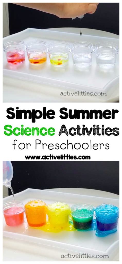 Simple Science Experiments For Preschoolers Active Littles