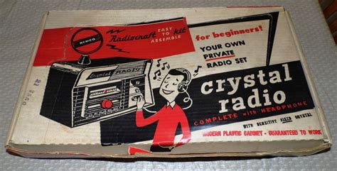 Vintage Remco Radiocraft Crystal Radio Kit Style 106 Made In Usa