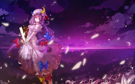 Purple Anime Wallpapers Wallpaper Cave