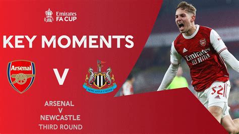 Arsenal V Newcastle United Key Moments Third Round Emirates Fa