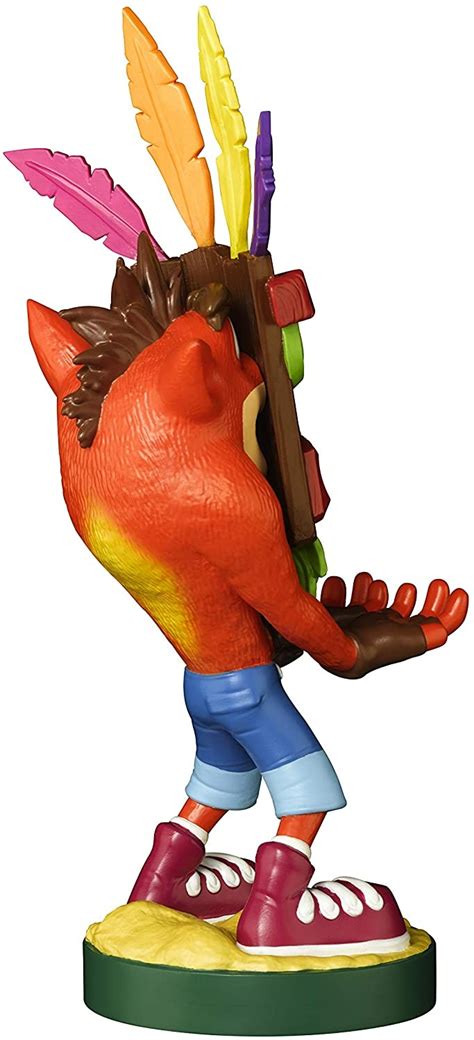 Figurine Crash Bandicoot Aku Cable Guy Support Manettetéléphone Référence Gaming