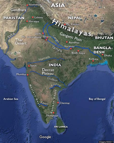 Smarthistory Geographic Regions Of South Asia