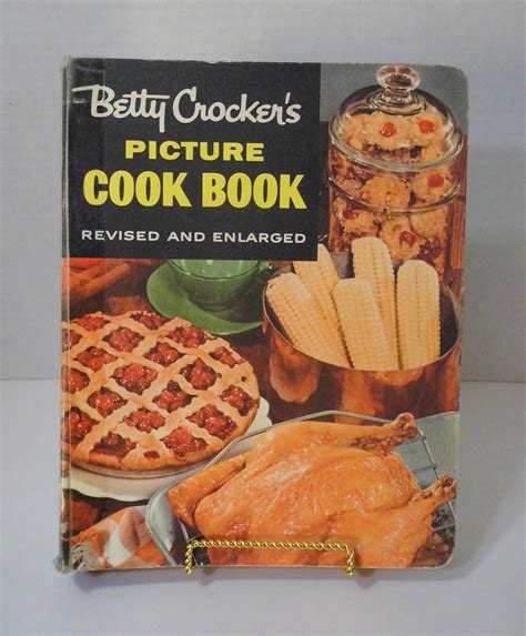 Cookbook Vintage Betty Crockers Picture Cookbook Dated Etsy Betty