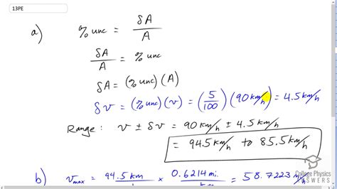 Honors physics wave notes 3. OpenStax College Physics Solution, Chapter 1, Problem 13 ...