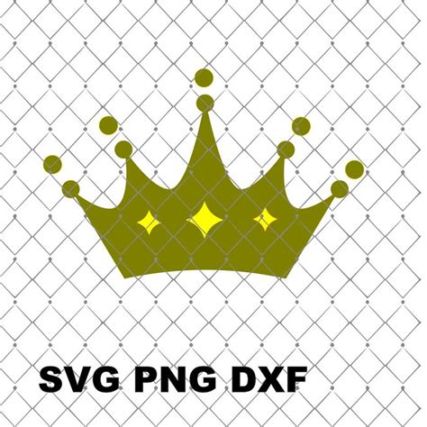 King Crown Svg File Prince Crown Svg Dxf Cutting Machine File Etsy