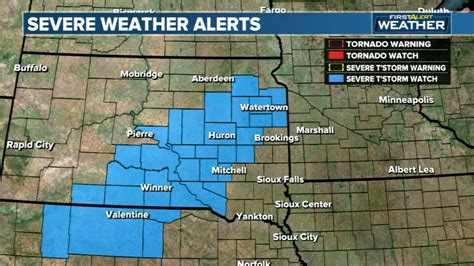 First Alert Severe Thunderstorm Watch In Place Until 6 Am