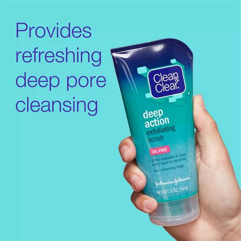 Clean And Clear Deep Action Exfoliating Scrub Shop Facial Cleansers