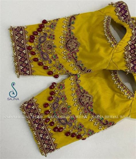 Check Out These 15 Stunning Sleeve Designs For Bridal Maggam Work Blouses