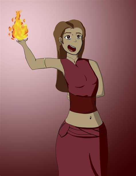 Fire Nation Girl By Me Rthelastairbender