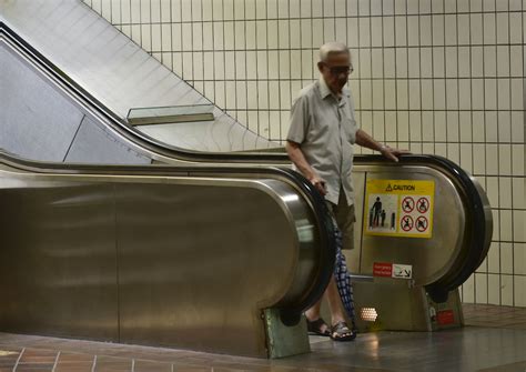 Ensuring Safe Escalator Use Singapore News Asiaone