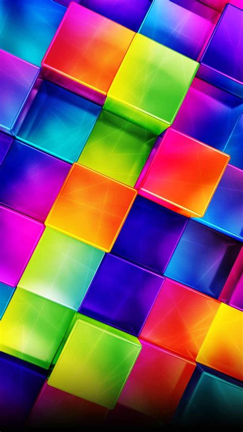 3d Colorful Geometric Wallpapers 1080x1920 360907