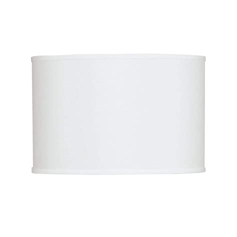 11x16x11 White Oval Drum Lamp Shade