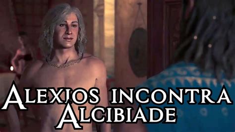 Assassin S Creed Odyssey Lore Alexios Incontra Alcibiade Youtube