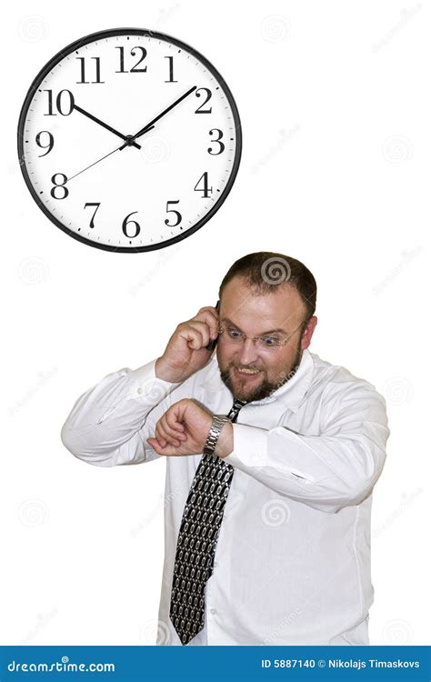 Businessman In A Hurry Stock Photo Image 5887140