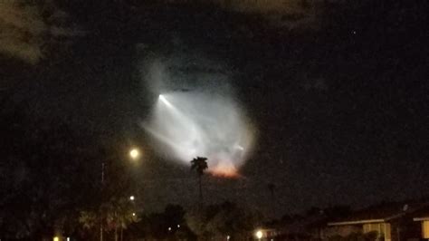 Photos Weird Light In Arizona Sky Is From Spacex Launch