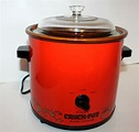 Vintage Rival Crock Pot Slow Cooker Model 3100 3.5 Qt Glass