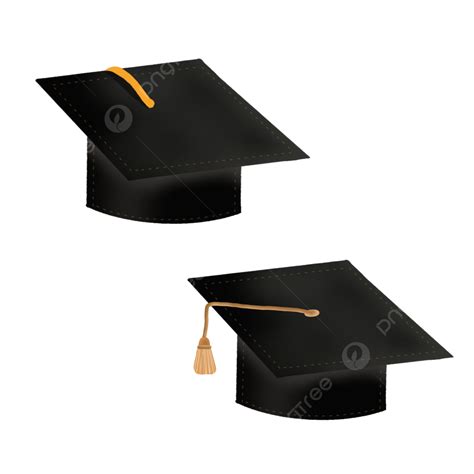 Illustration Of Black Graduation Cap For Graduate Graduation