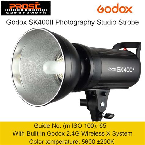 Godox Sk400ii 400w 400ws Gn65 Professional Studio Flash Light Strobe