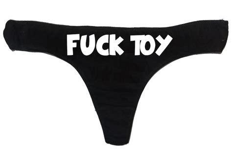 Fuck Toy Thong Funny Rude Ladies Underware T Knickers Etsy