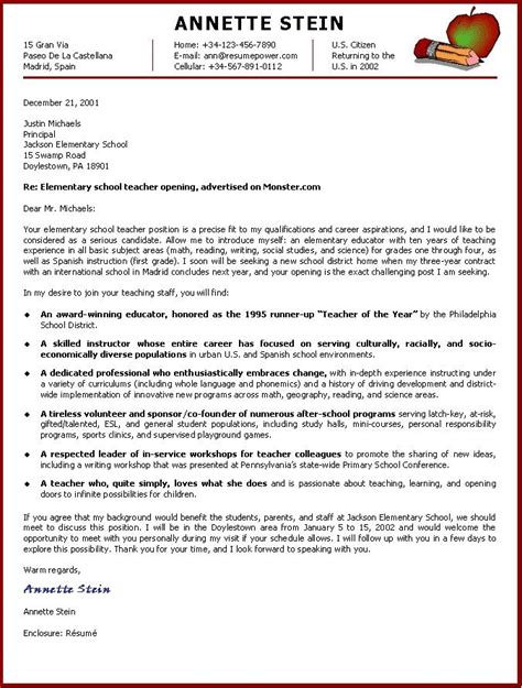 If you would like to know more details then down load this it in a file formats like psd pdf and word file for your better understandings. Sample Application Letter For Teaching Position In The ...