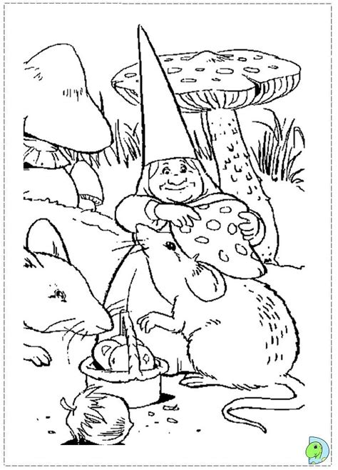 David The Gnome Coloring Pages Coloring Home