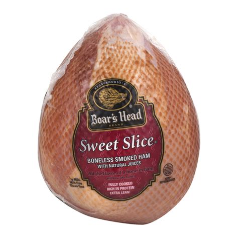 Save On Boar S Head Sweet Slice Ham Boneless Smoked Fully Cooked Fresh