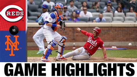 Reds Vs Mets Game Highlights 80121 Mlb Highlights Youtube