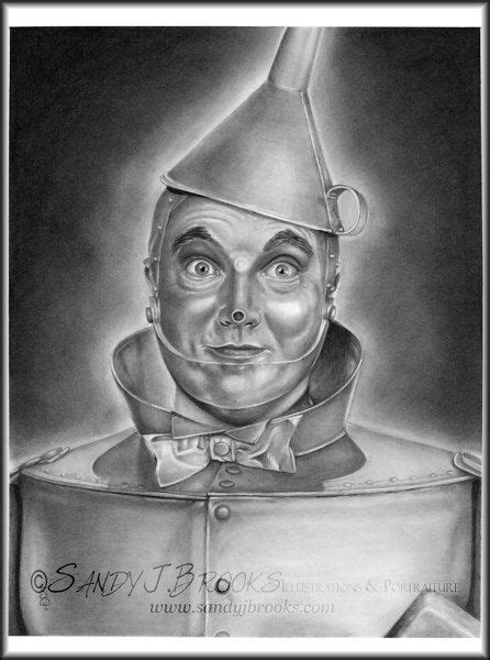 Tin Man Wizard Of Oz Drawing