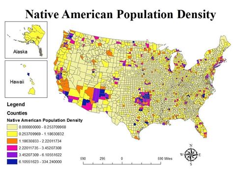 Native American Population Map