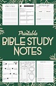 10 Best Printable Bible Study Notes PDF for Free at Printablee