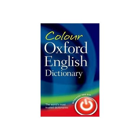Colour Oxford English Dictionary By Oxford Languages Paper Plus