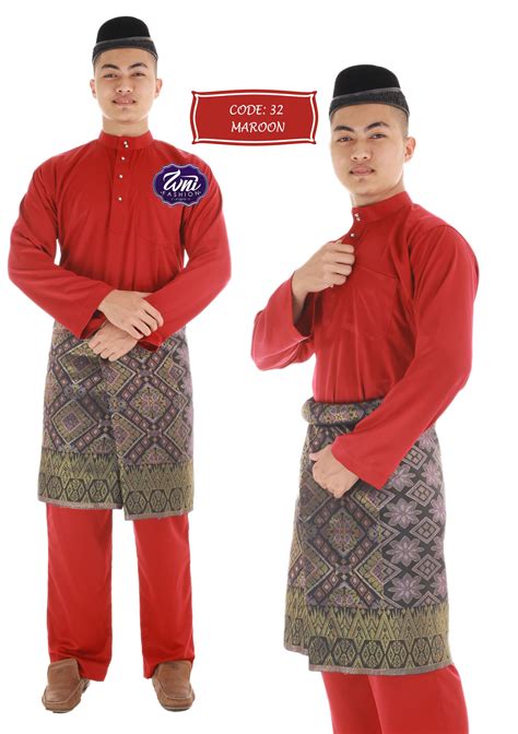 Cheap as in less than rm50 anyway, i would go for maroon since it is in similar hue as the chinese traditional colour red. Baju Melayu Tradisional - MAROON - WNI FASHION