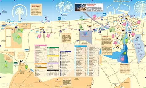 Dubai Map With Cities