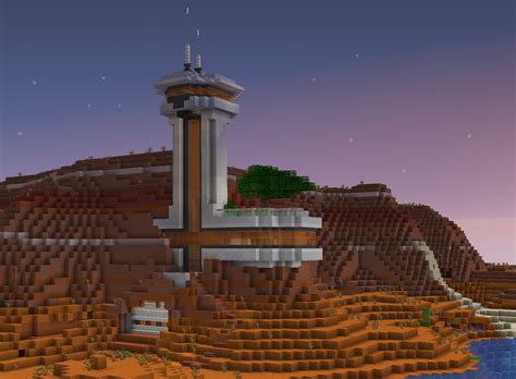 Minecraft Futuristic Outpost Concept I Just Built Minecraft Community