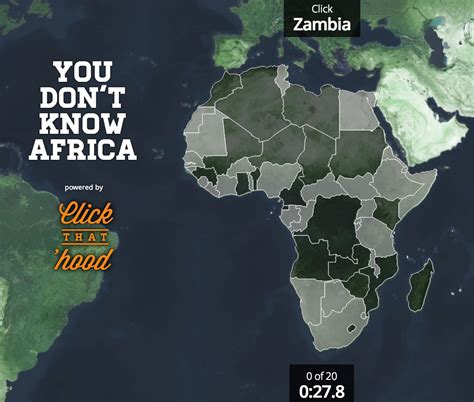 You Dont Know Africa Map Interactive Game Africa Map Africa Map