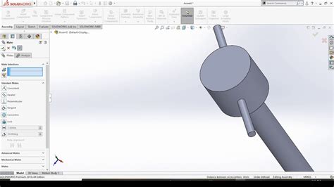 How To Move Mated Parts Of Assemblies In Solidworks Youtube